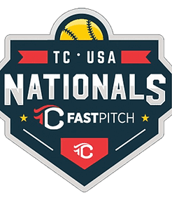 TC USA Nationals Fastpitch logo design.