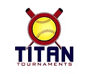 Titan Thundersoftball logo with crossed bats.