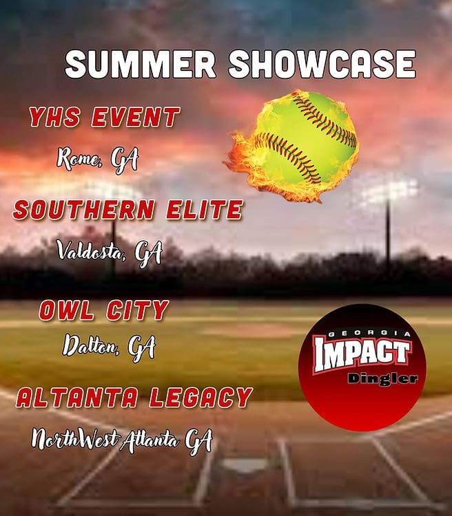 Summer Showcase softball event in Georgia.