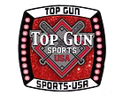 Top Gun Sports USA logo design.