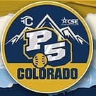 P5 Colorado logo with mountain design.