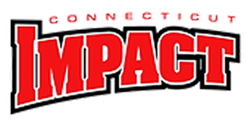 Connecticut Impact logo with bold red text.