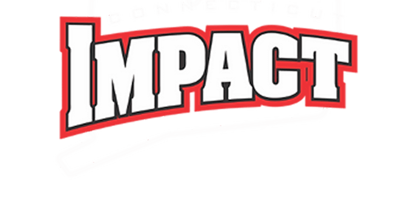Connecticut Impact red and white sports logo