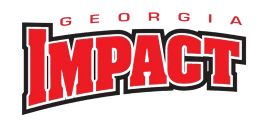 Georgia Impact logo with bold red text.