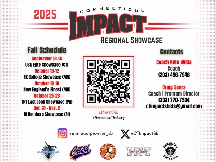 Connecticut Impact Regional Showcase 2025 flyer.