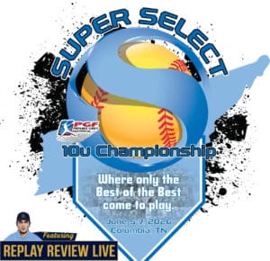Super Select 10U softball championship logo